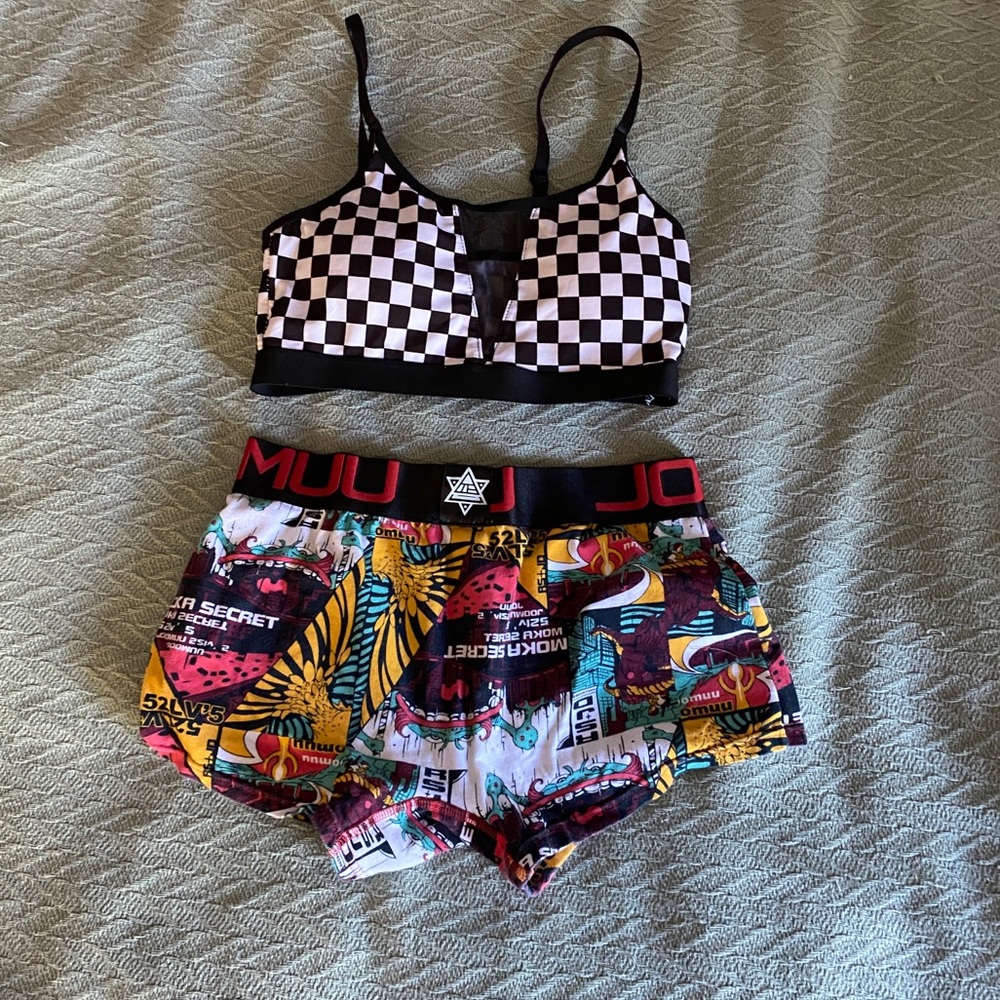 Small sports bra -Ska with boxers